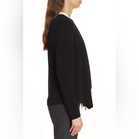 Eileen Fisher Angled Jacket Black/White Size M 20”x 27” - Picture 6 of 13